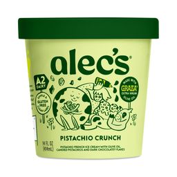 Pistachio Crunch with Graza Olive Oil Ice Cream