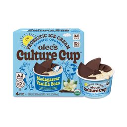 Organic Madagascar Vanilla Probiotic Ice Cream Cups