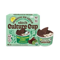 Organic Mint Chocolate Cookie Probiotic Ice Cream Cups