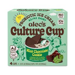 Probiotic Ice Cream Culture Cups, Mint Chocolate Cookie