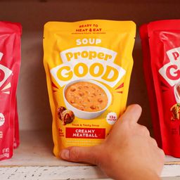 Ready to Eat Soup, Creamy Meatball