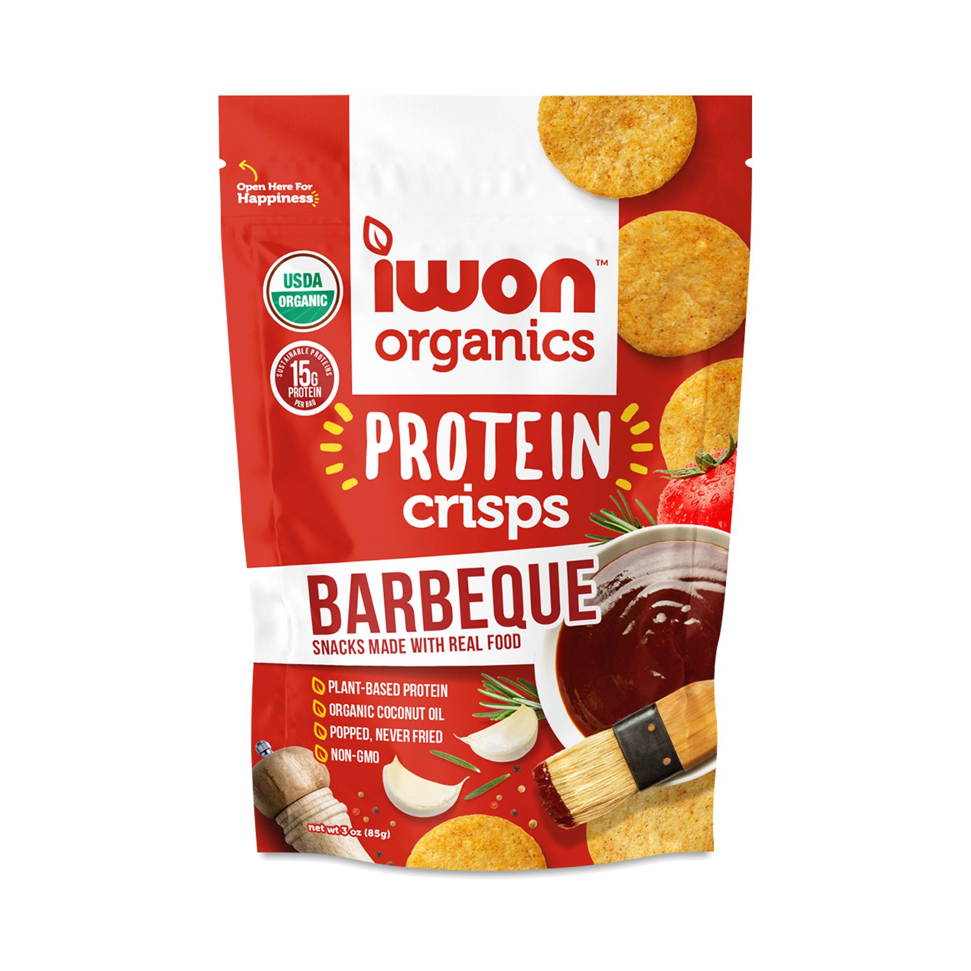 Organic Protein Crisps, Barbeque