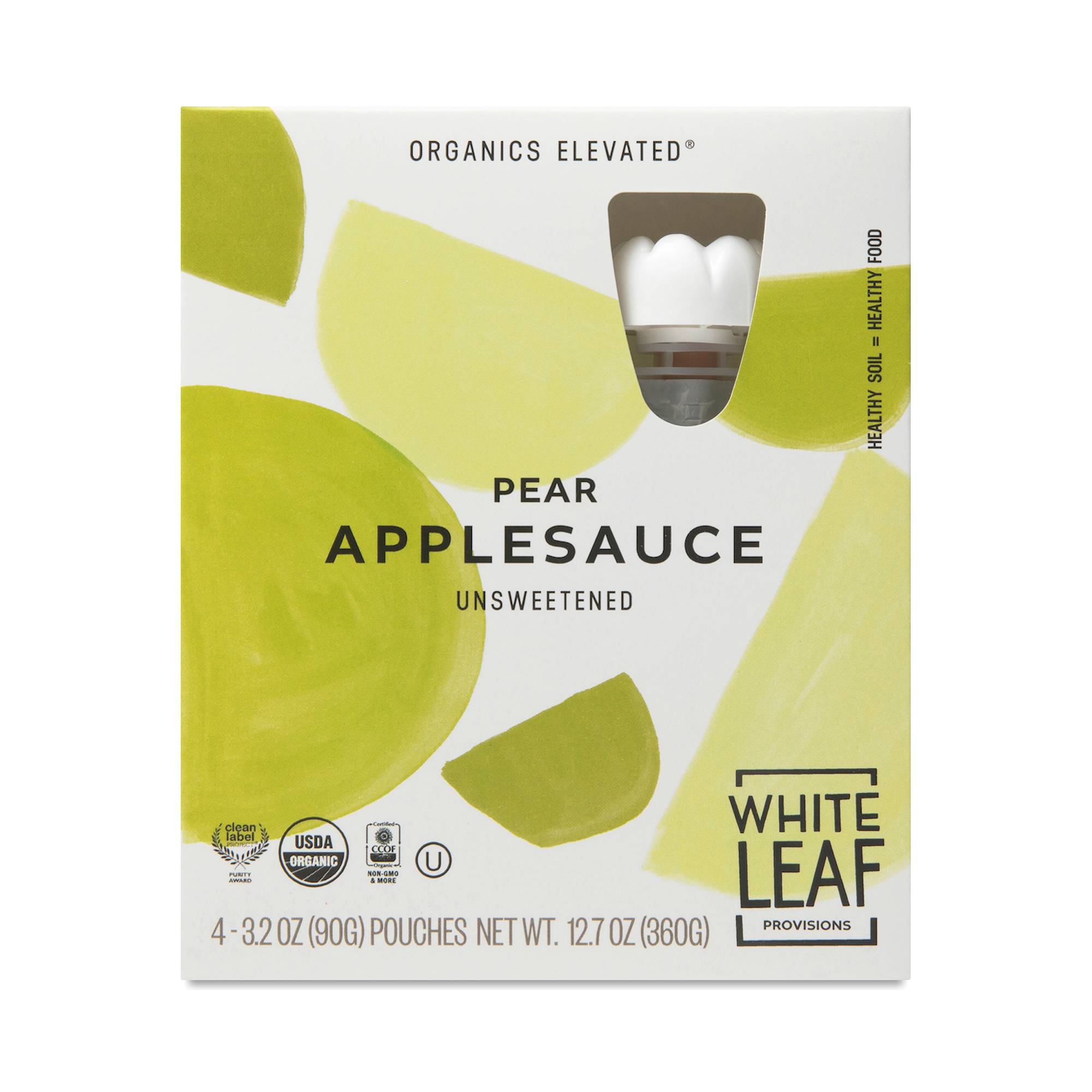 Organic Unsweetened Applesauce, Pear