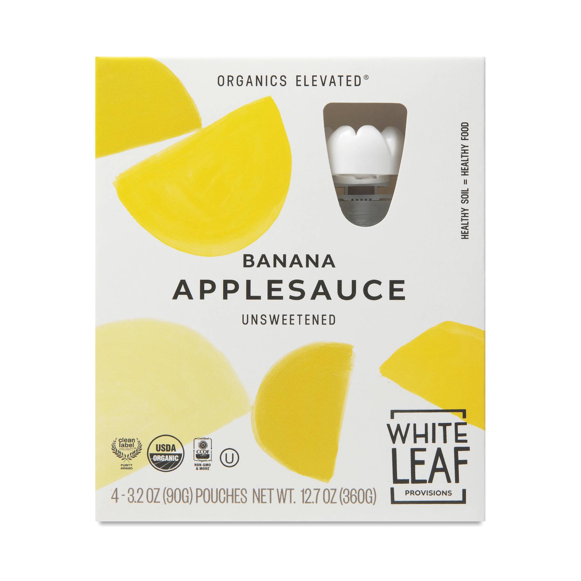 Organic Unsweetened Applesauce, Banana