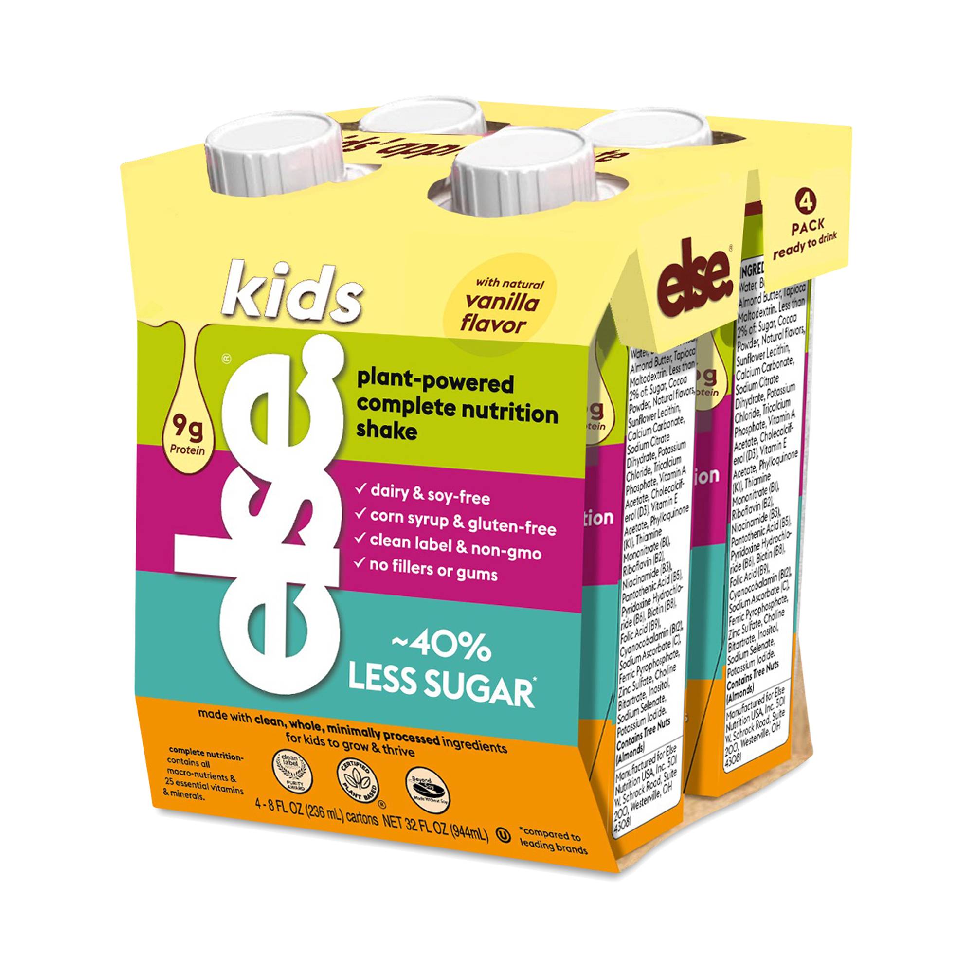 Plant-Based Complete Nutrition Shake for Kids, Vanilla