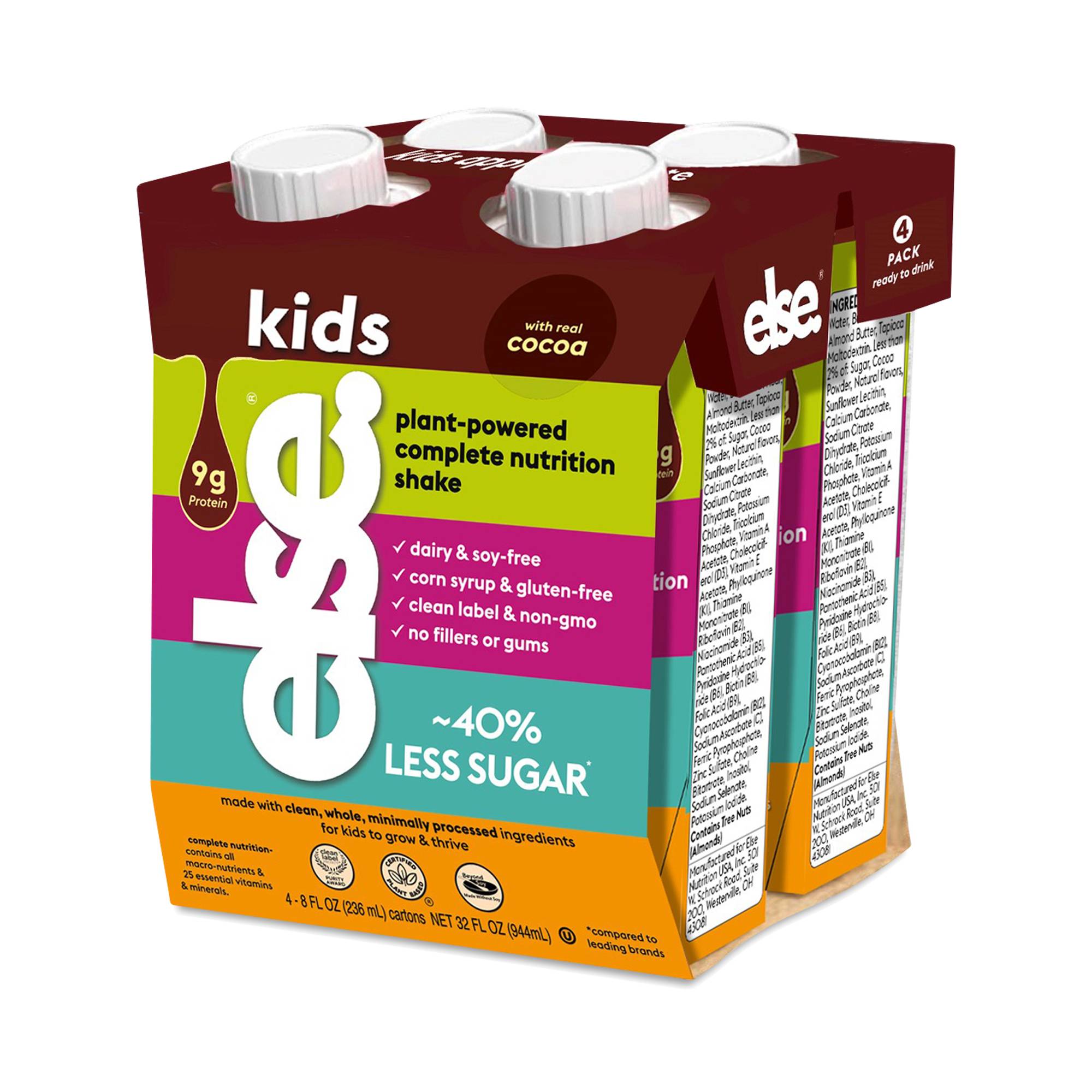 Plant-Based Complete Nutrition Shake for Kids, Cocoa