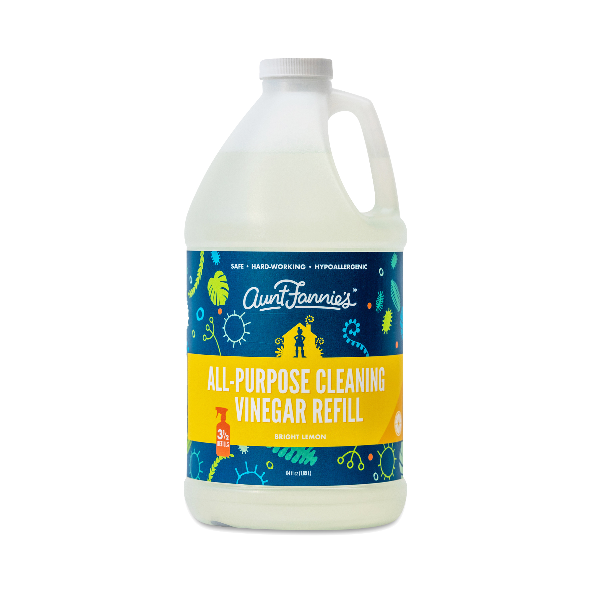 Aunt Fannie's AllPurpose Cleaning Vinegar Refill, Bright Lemon Thrive Market