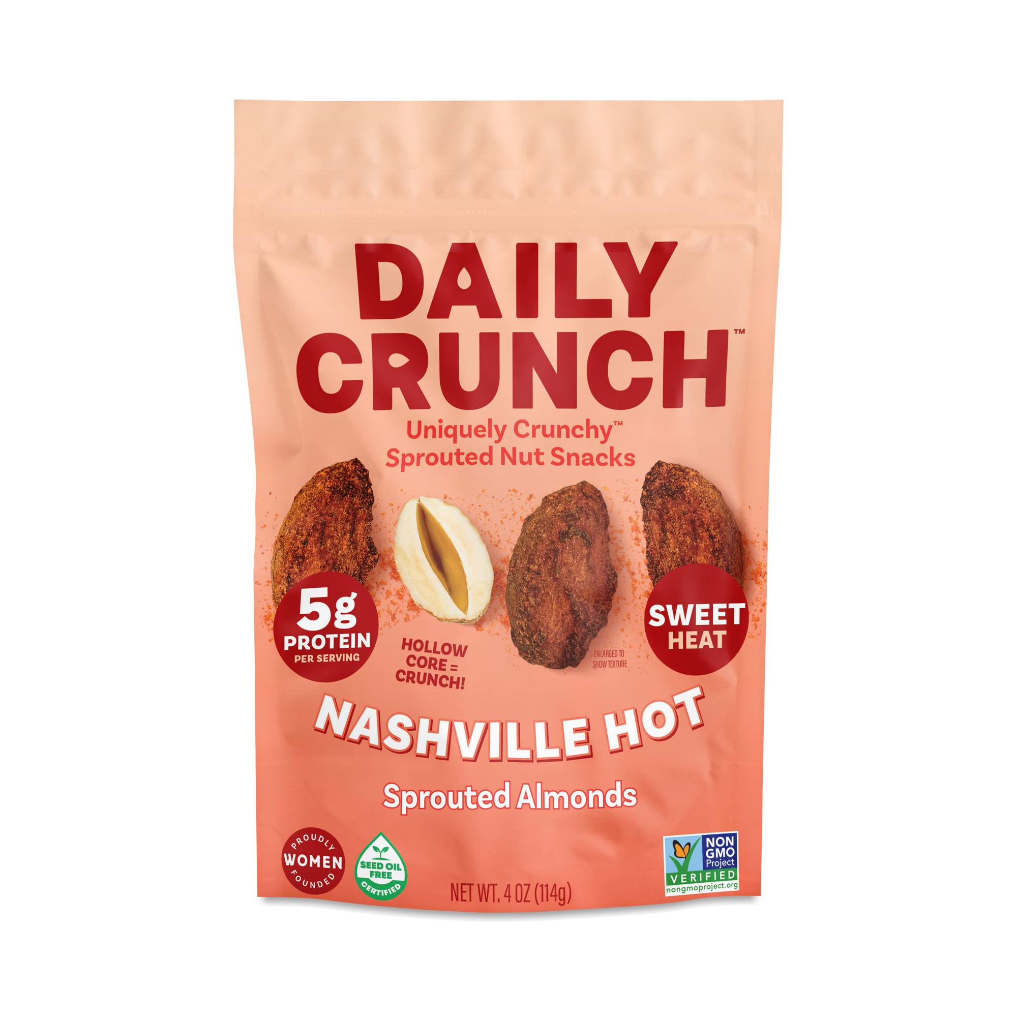 Sprouted Almonds, Nashville Hot