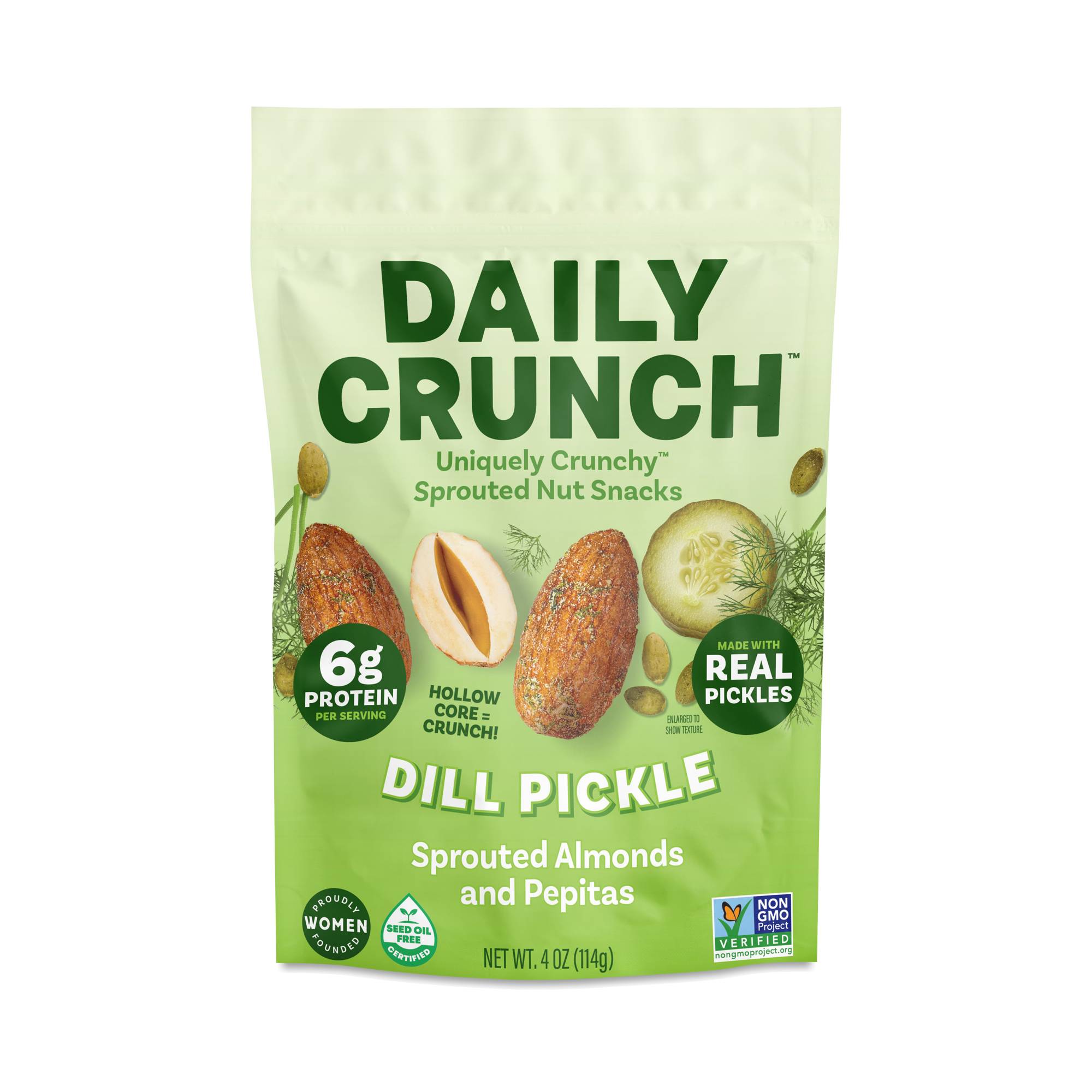 Sprouted Almonds & Pepitas, Dill Pickle