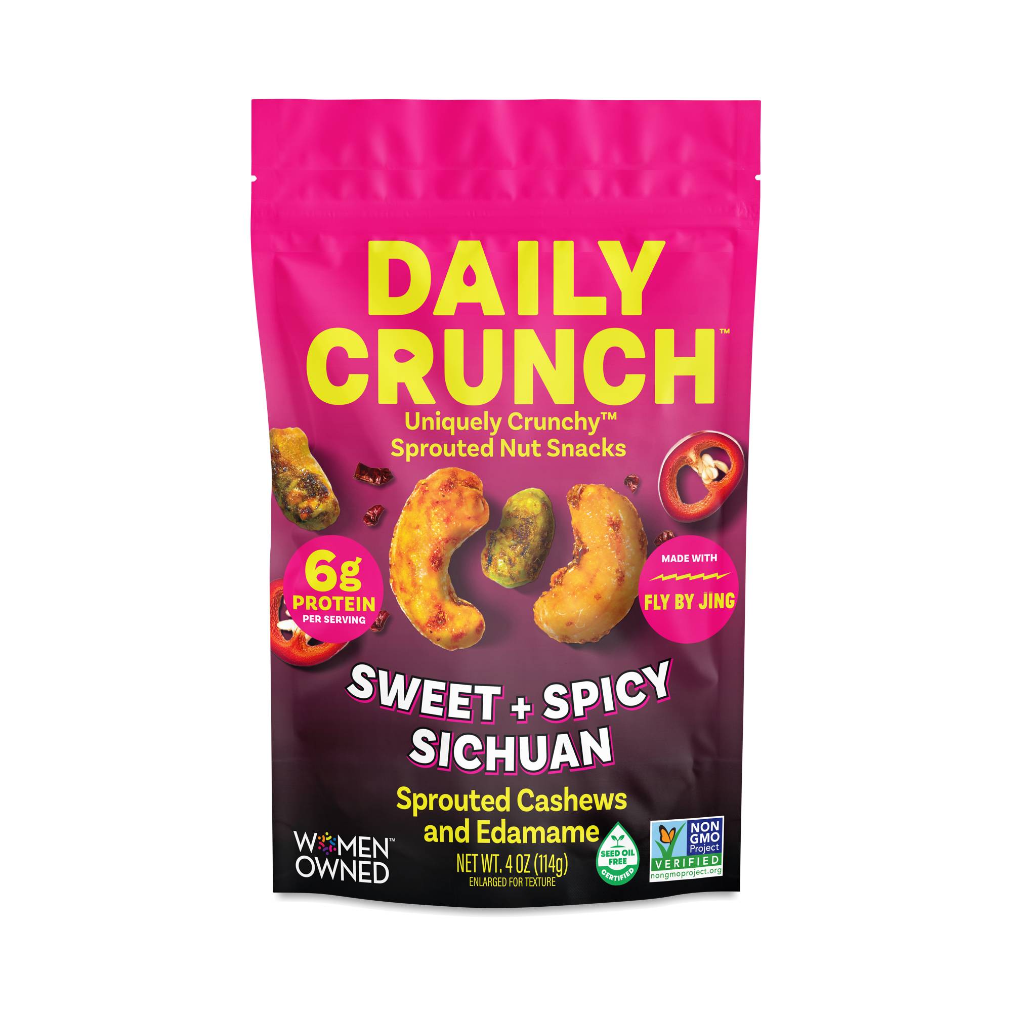 Sprouted Cashews & Edamame, Sweet & Spicy Sichuan