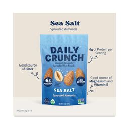 Sprouted Almonds, Sea Salt