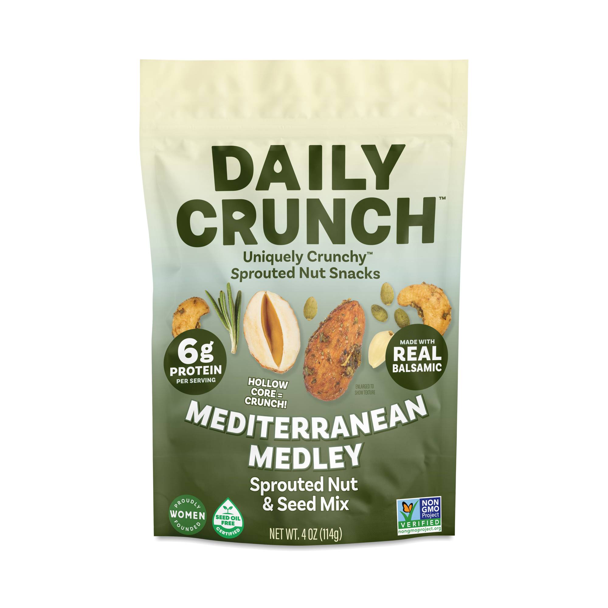 Sprouted Nut & Seed Mix, Mediterranean Medley