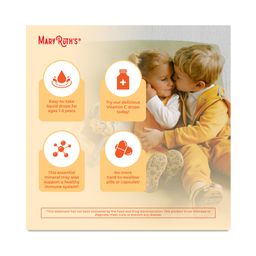 Toddler Vitamin C Drops, Orange Vanilla