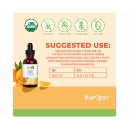 Kids Vitamin C Drops, Orange Vanilla