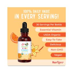 Kids Vitamin C Drops, Orange Vanilla