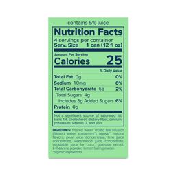 Zero Proof Craft Mocktail, Watermelon "Mojito"