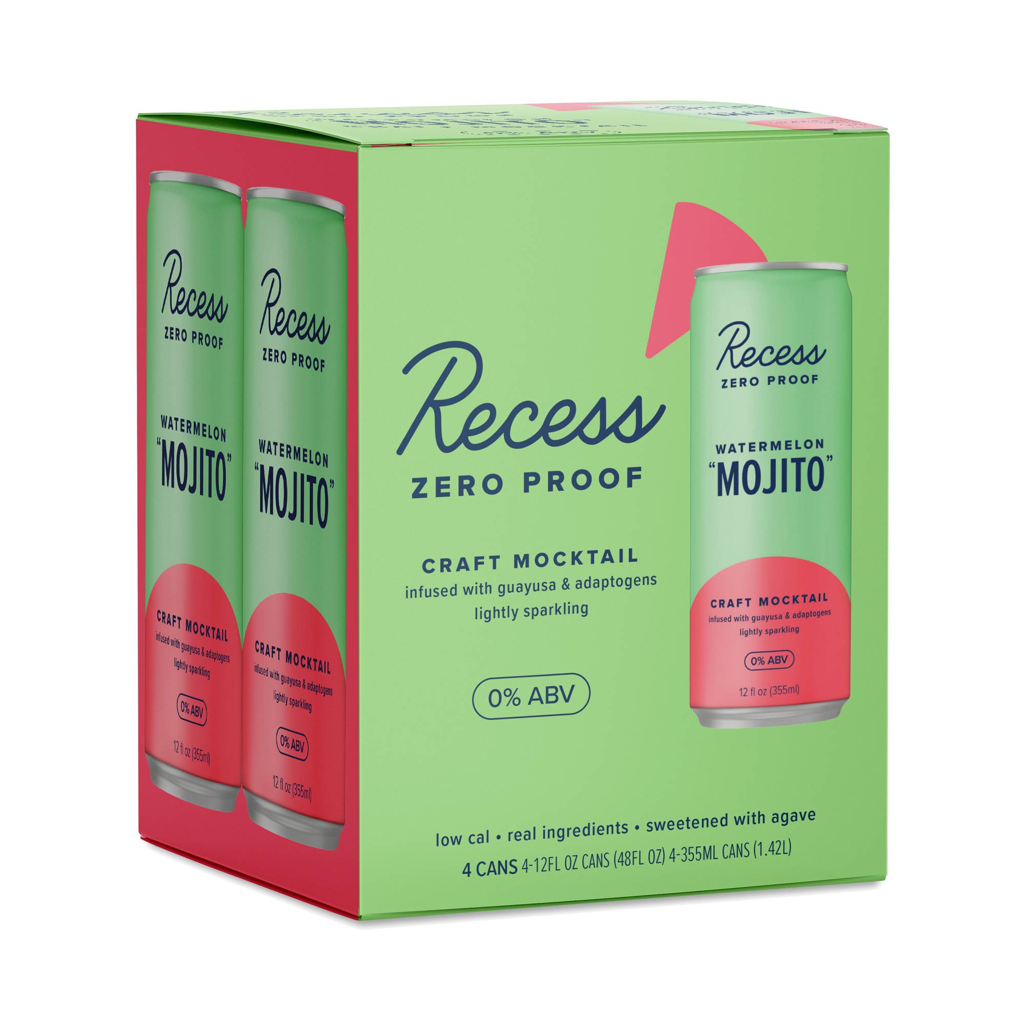 Zero Proof Craft Mocktail, Watermelon "Mojito"