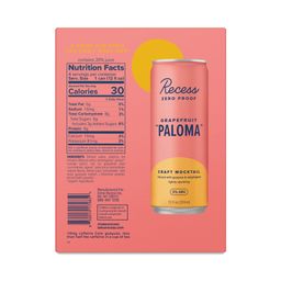 Zero Proof Craft Mocktail, Grapefruit "Paloma"