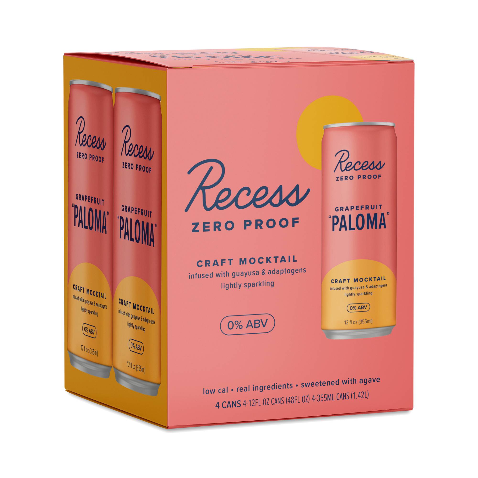 Zero Proof Craft Mocktail, Grapefruit "Paloma"