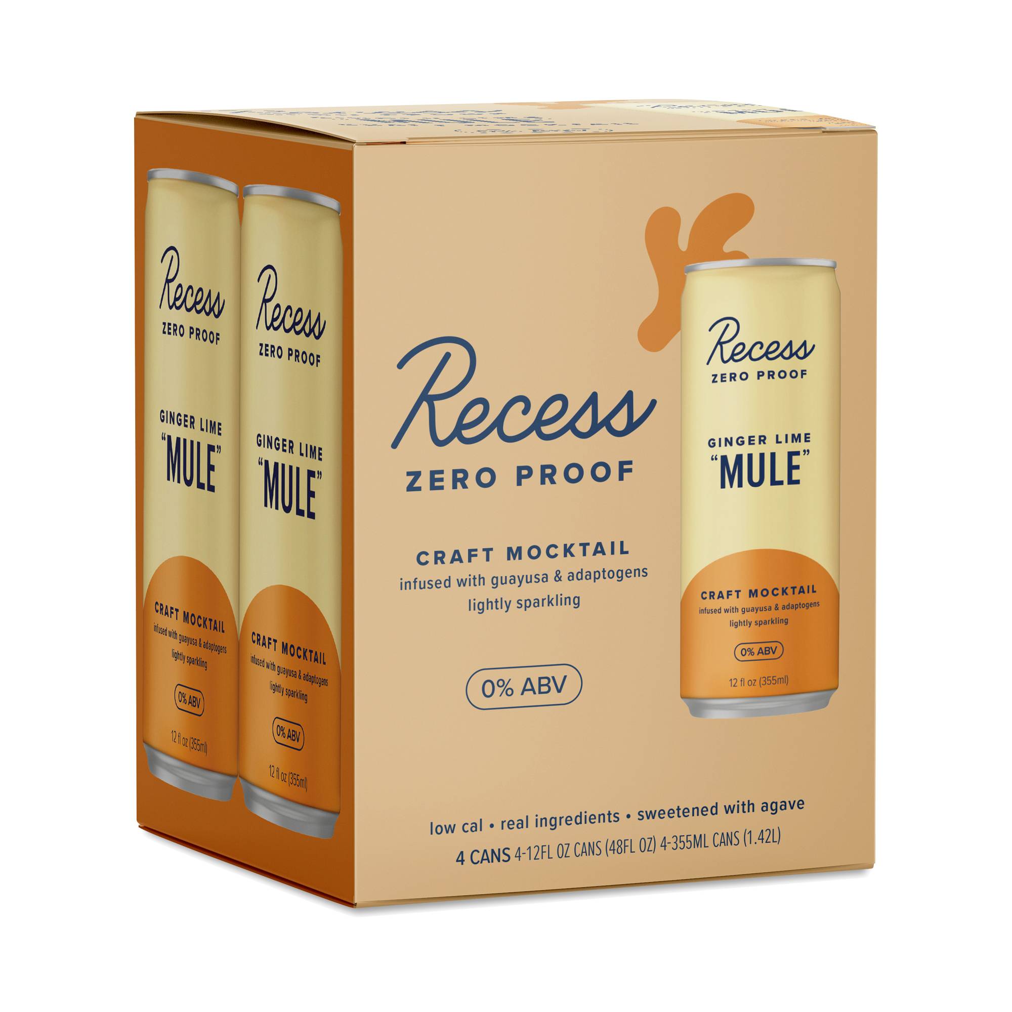 Zero Proof Craft Mocktail, Ginger Lime "Mule"