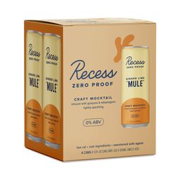 Zero Proof Craft Mocktail, Ginger Lime "Mule"