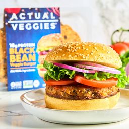 Protein Veggie Burger, Black Bean