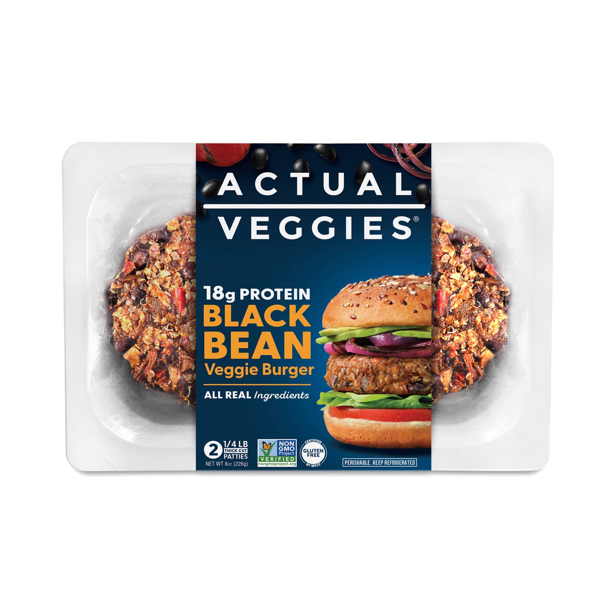 Protein Veggie Burger, Black Bean