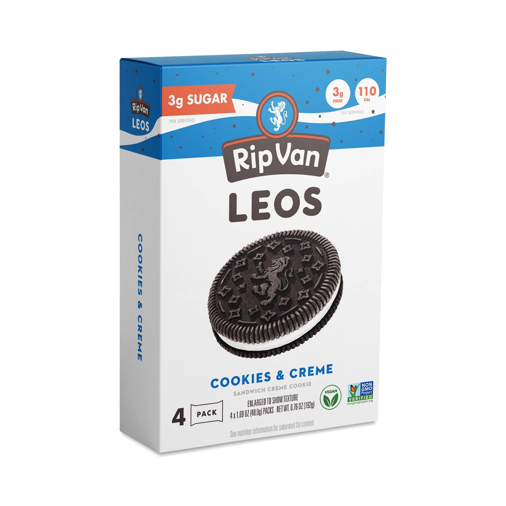 Leos Sandwich Creme Cookies, Cookies & Creme, Snack Pack