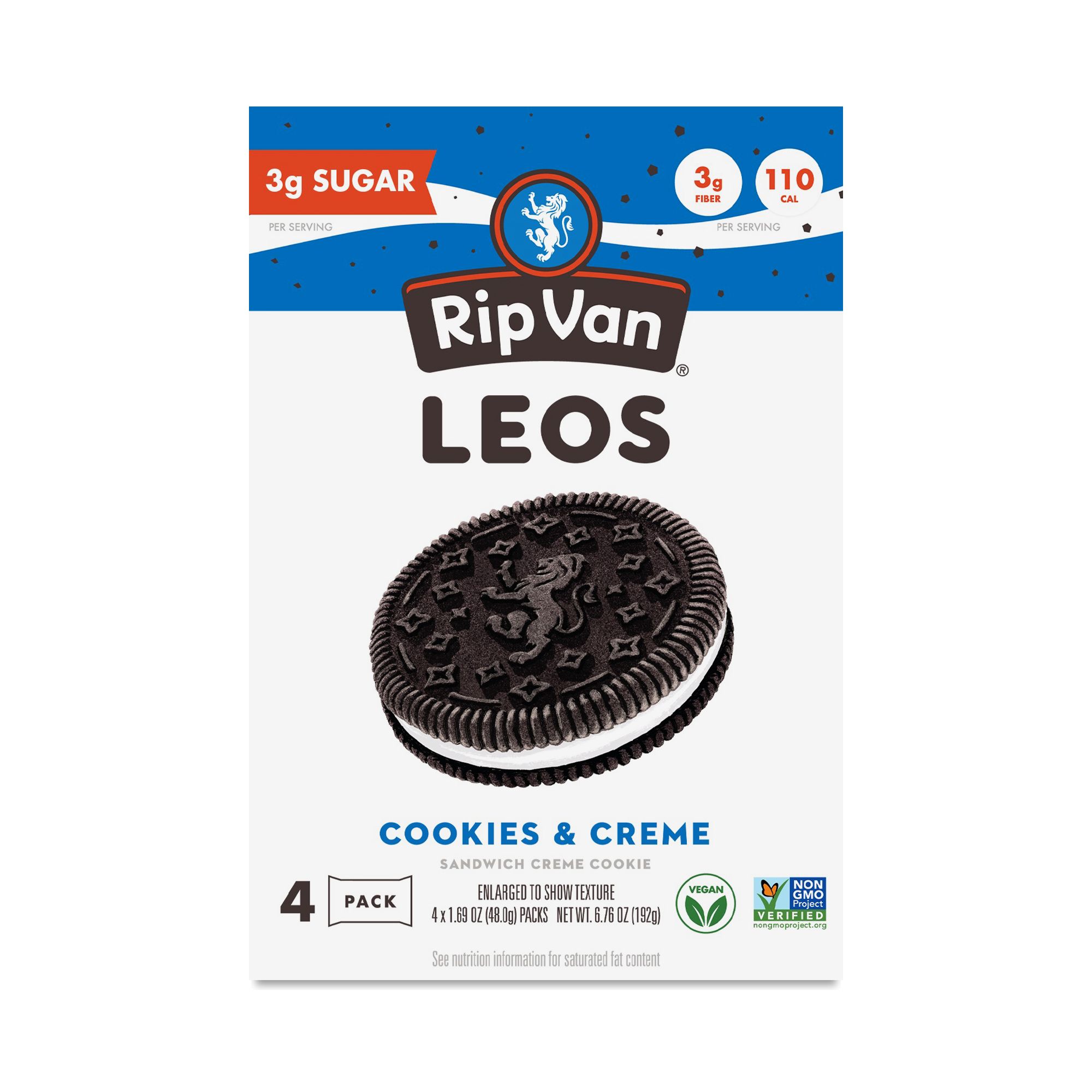 Leos Sandwich Creme Cookies, Cookies & Creme, Snack Pack