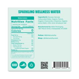 Sparkling Wellness Water Hydration + Calm, Watermelon