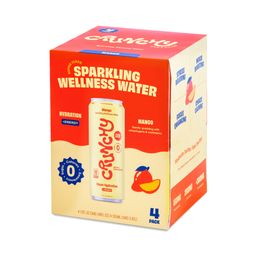 Sparkling Wellness Water Hydration + Energy, Mango