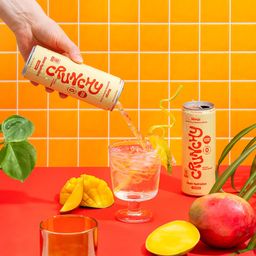 Sparkling Wellness Water Hydration + Energy, Mango