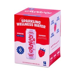 Sparkling Wellness Water Hydration + Gut Health, Raspberry