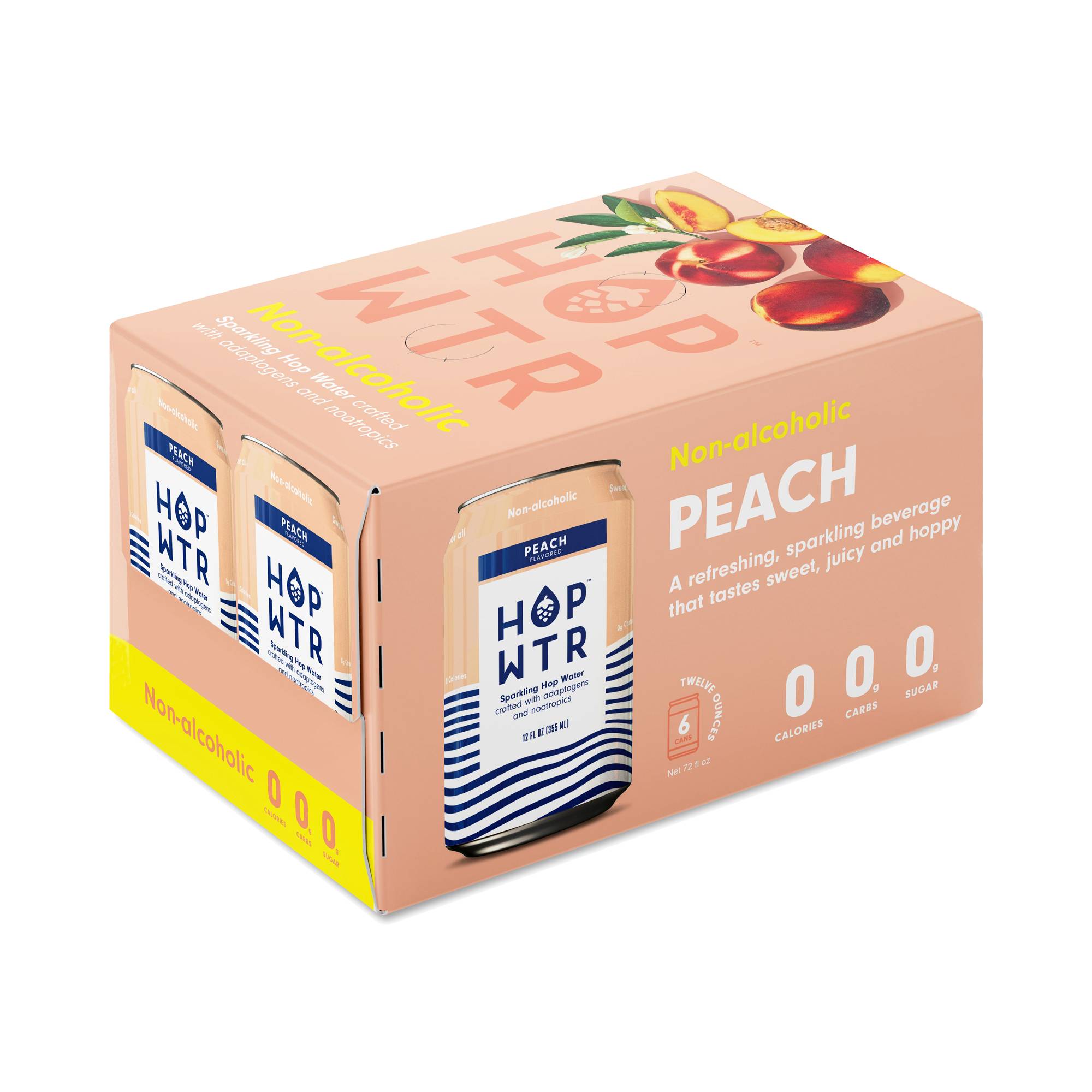 Sparkling Hop Water, Peach