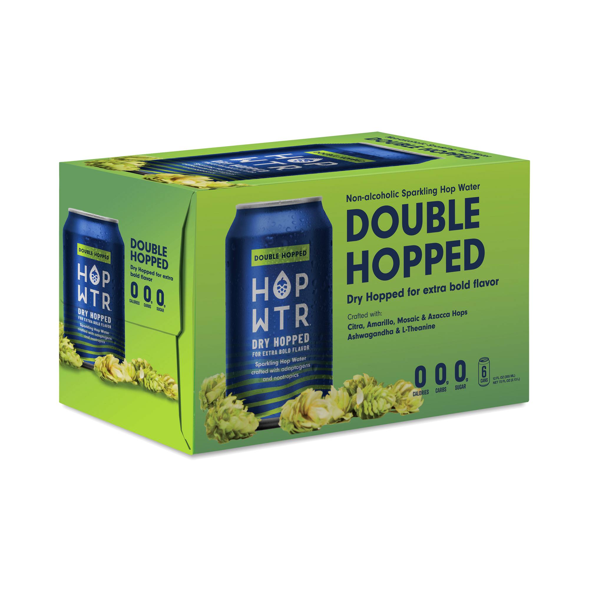 Sparkling Hop Water, Double Hopped