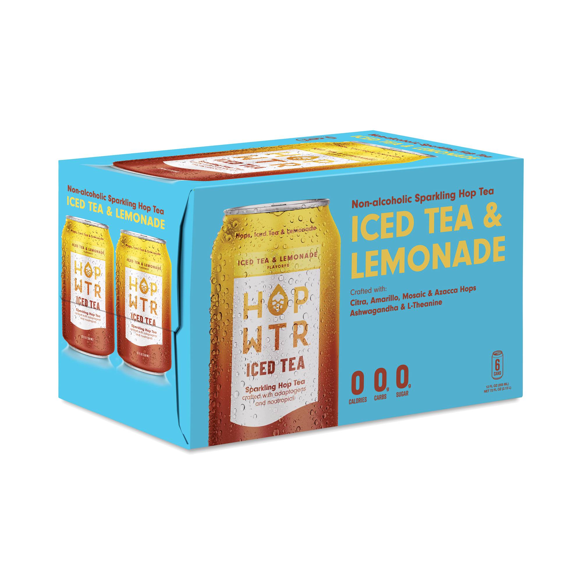 Sparkling Hop Tea, Iced Tea & Lemonade