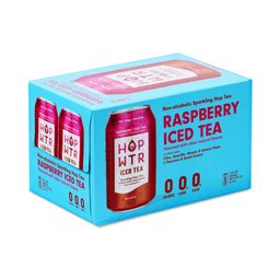 Non-Alcoholic Sparkling Hop Tea, Raspberry Iced Tea