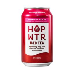 Non-Alcoholic Sparkling Hop Tea, Raspberry Iced Tea