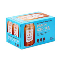 Non-Alcoholic Sparkling Hop Tea, Peach Iced Tea