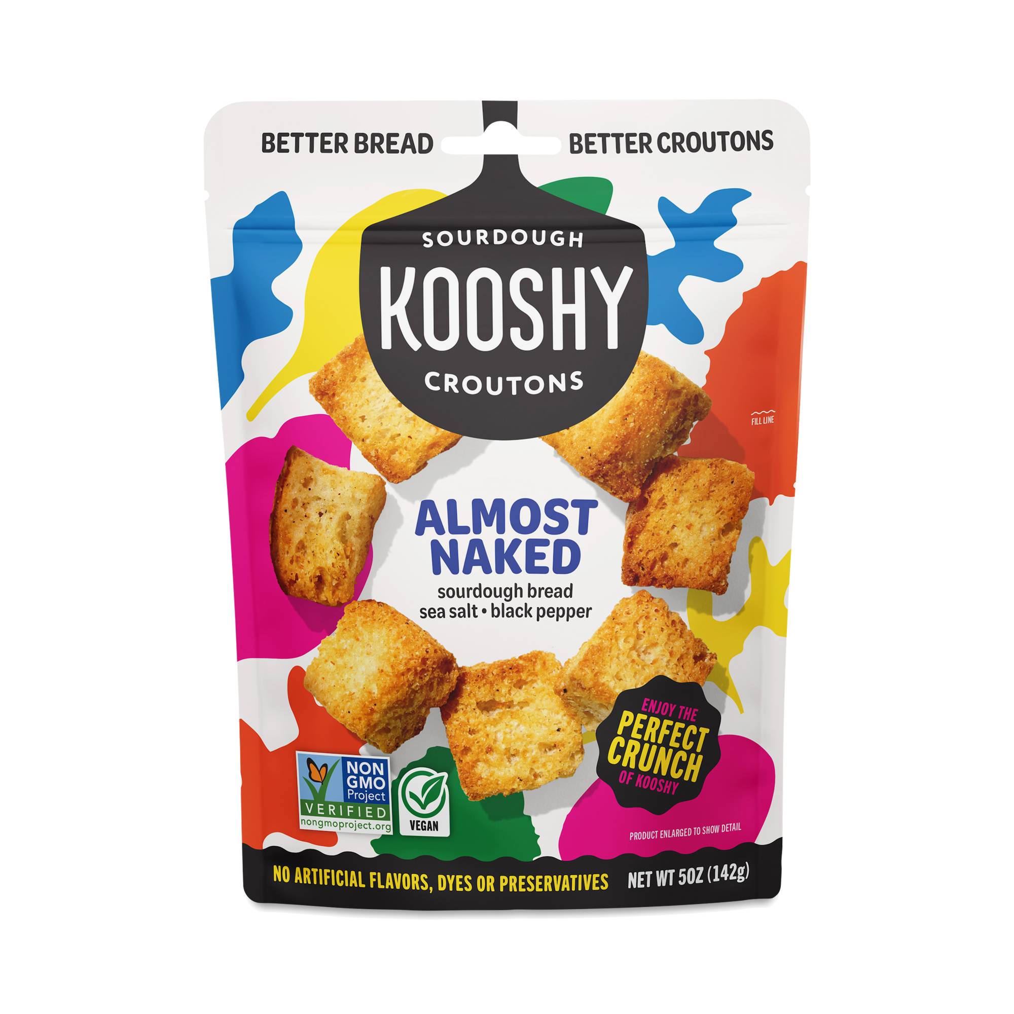 Sourdough Croutons, Almost Naked