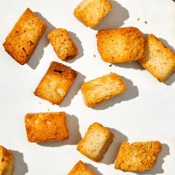 Sourdough Croutons, Almost Naked