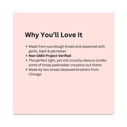 Sourdough Croutons, Mambo Italiano