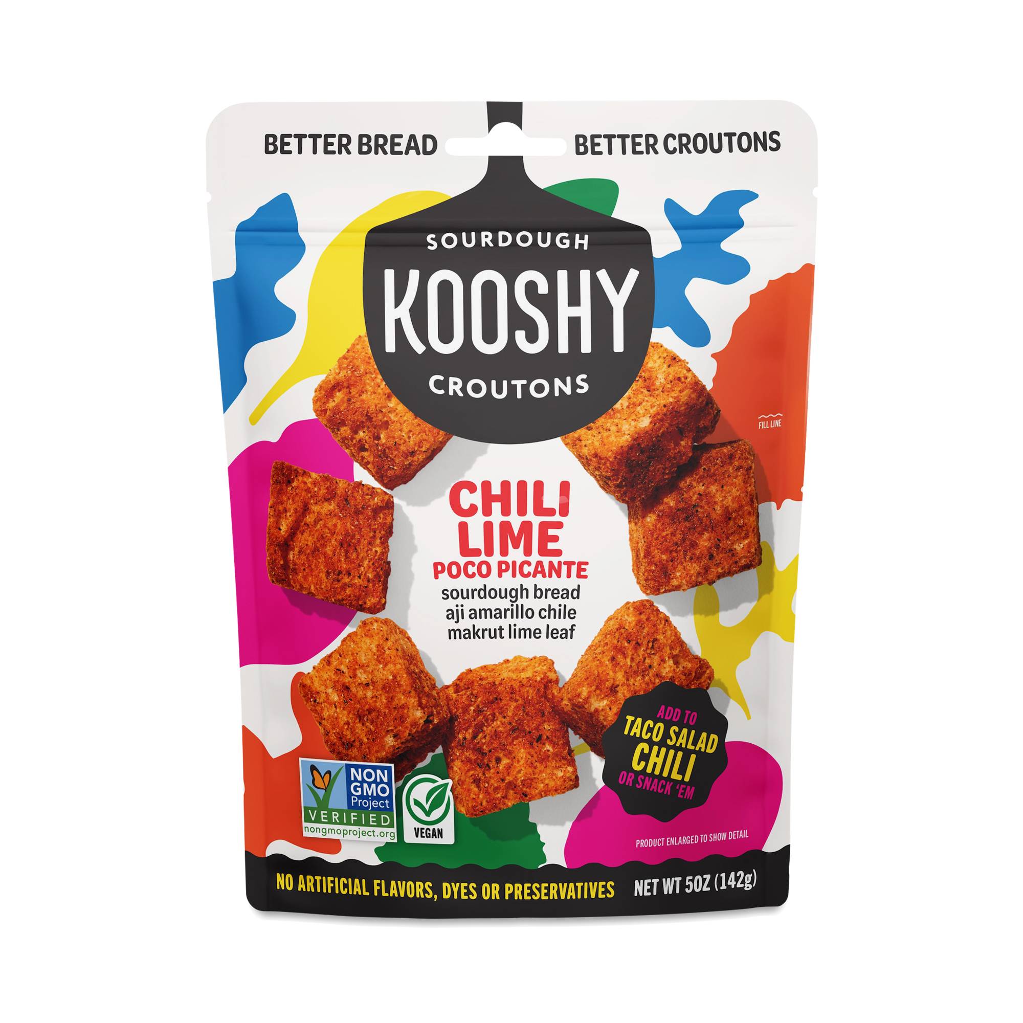 Sourdough Croutons, Chili & Lime, Poco Picante