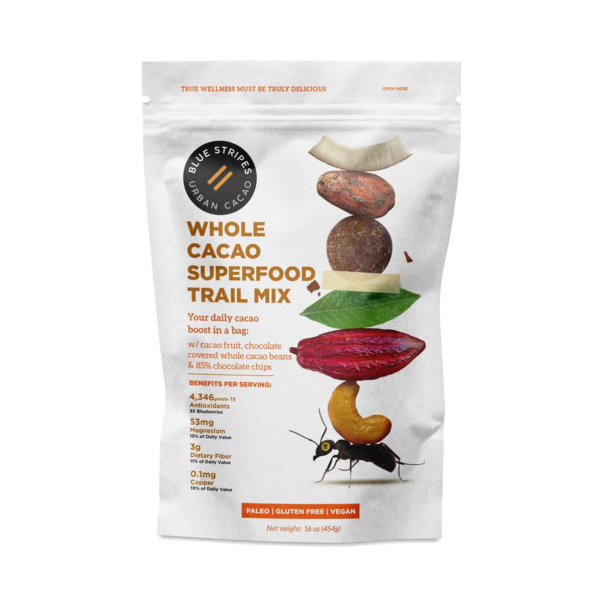 Whole Cacao Trail Mix, Dark Chocolate Coconut