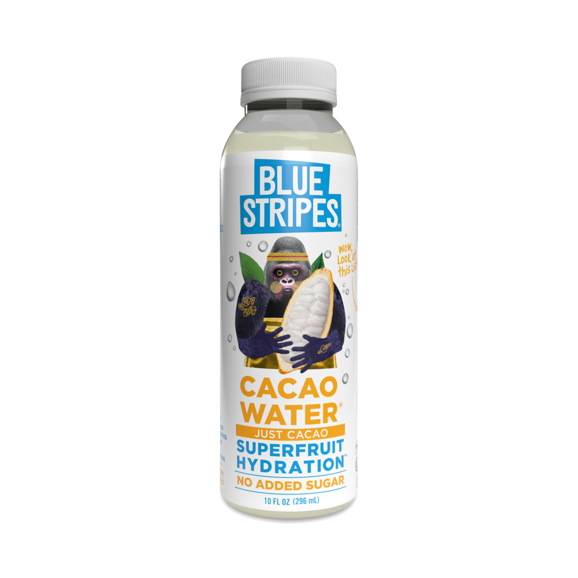 Blue Stripes Urban Cacao Cacao Water, Just Cacao Thrive Market