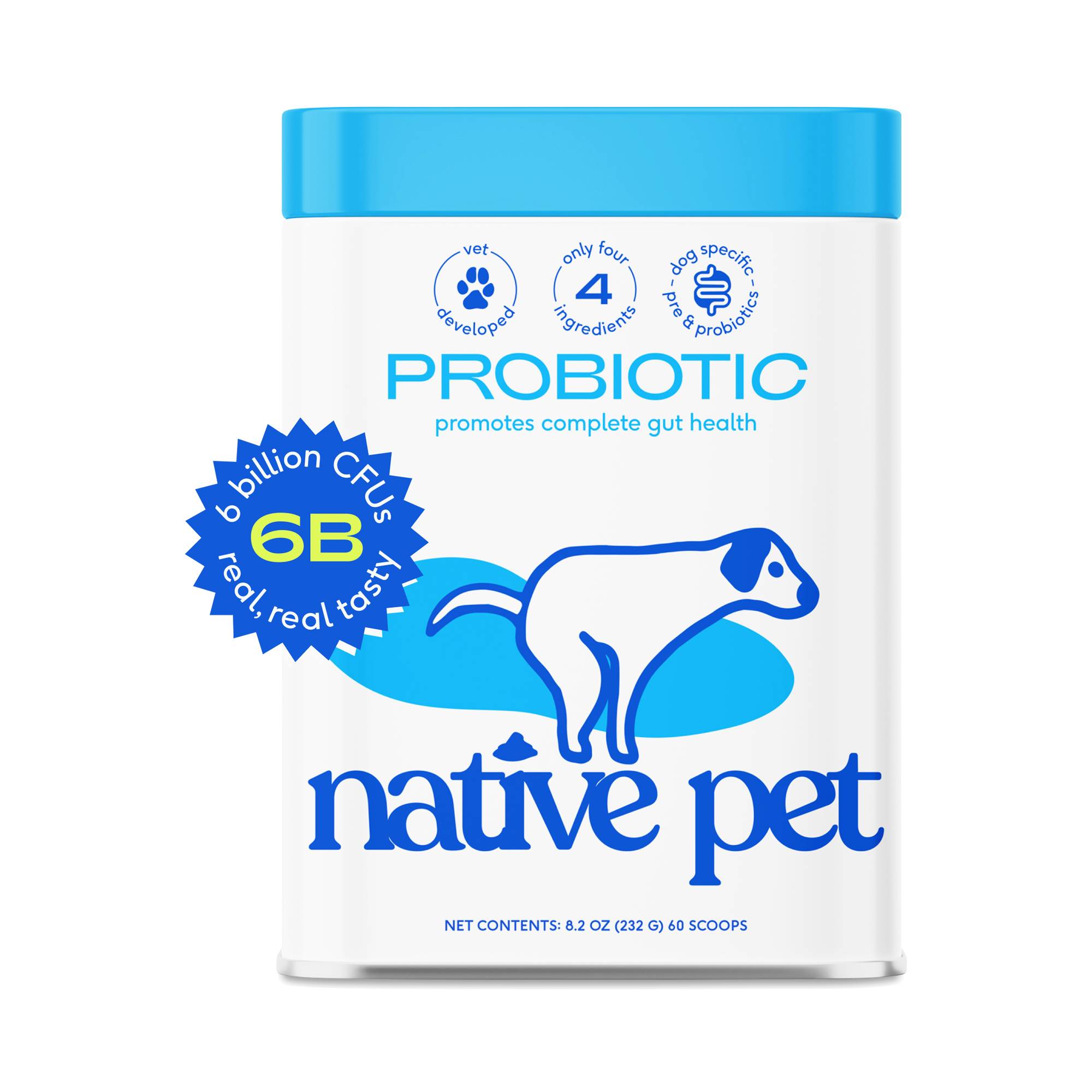 Probiotics with Prebiotics for Dogs, Digestive Support & Gut Health