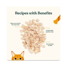 Freeze Dried Cat Treats & Topper, Chicken Breast