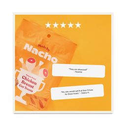 Freeze Dried Cat Treats & Topper, Chicken Breast