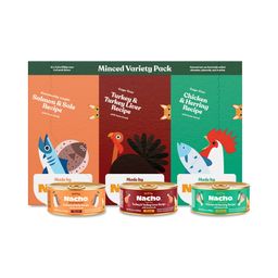 Minced Wet Cat Food, Variety Pack