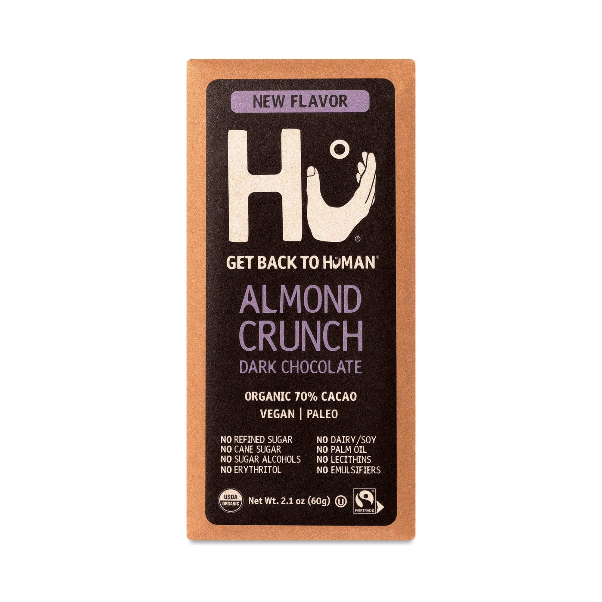 Dark Chocolate Bar, Almond Crunch